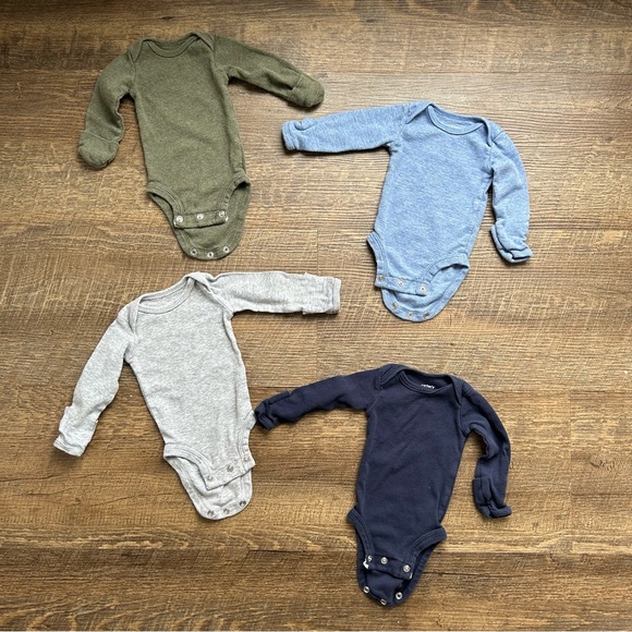 Carter's Other - Carter’s Newborn Onesie Lot Solid Colors Onesies Boy Girl Gender Neutral Unisex